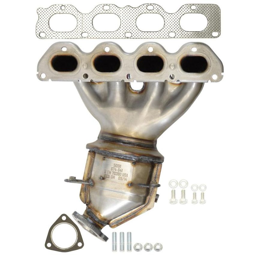 AP Exhaust 1349 Federal / EPA Catalytic Converter - Direct Fit w/ Integrated Manifold