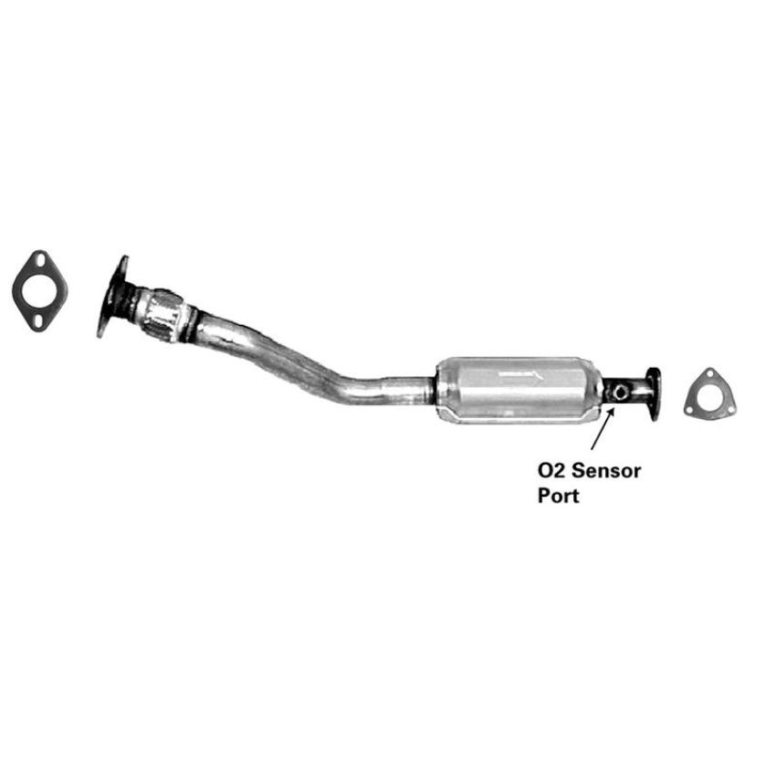 AP Exhaust 770424 CARB Compliant Direct Fit OBDII Converter