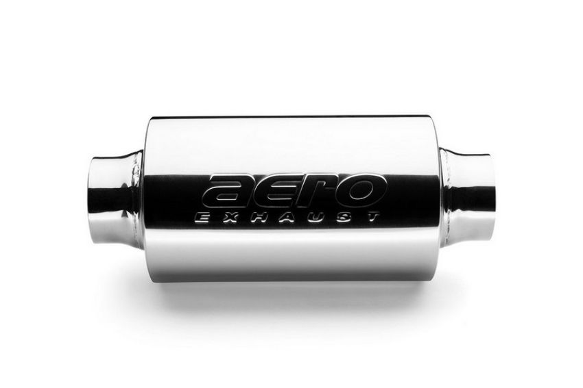 AERO Exhaust AR30 AERO Resonator Polished 304 Grade Stainless Steel