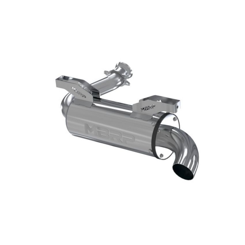 MBRP Exhaust AT-9801PT Performance Muffler; Spark Arrestor Included; Packed Muffler