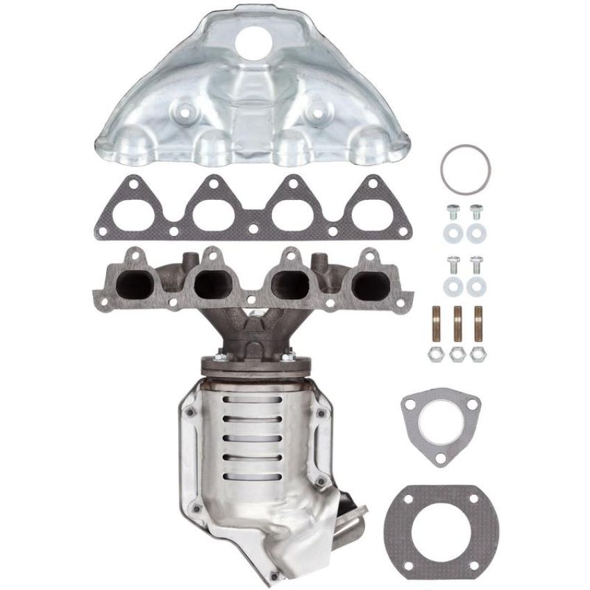 ATP PARTS 101122 Exhaust Manifold with Integrated Catalytic Converter