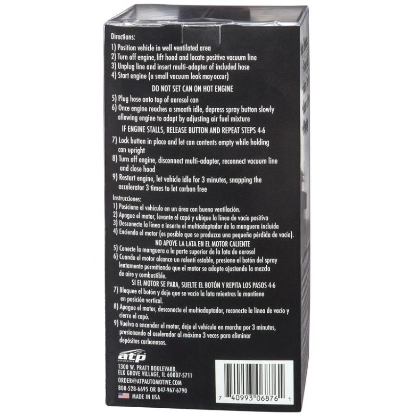 ATP PARTS AT-100 Intake System Cleaner
