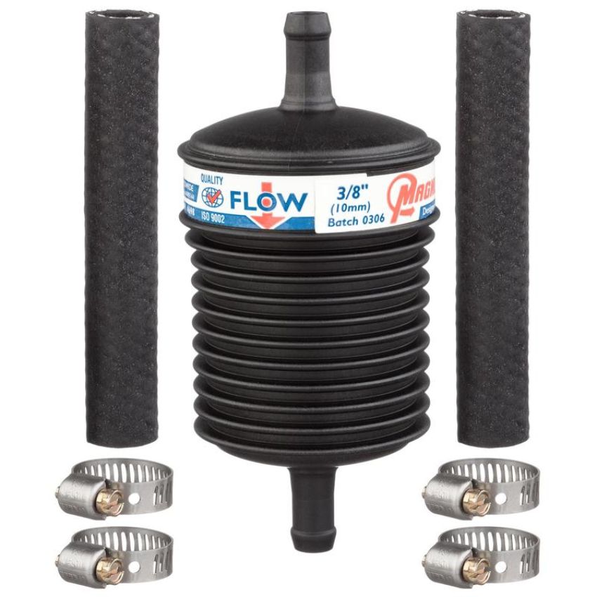 ATP PARTS JX-160 ATP Universal In-Line Filter, Plastic Body, 3/8 Inch Tube Flare