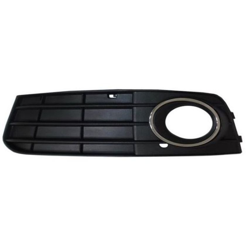 LH FRONT BUMPER INSERT FOG LAMP BEZEL; W/O ADAPTIVE CRUISE CONTROL; W/O S-LINE PKG AUDI A4 13-16