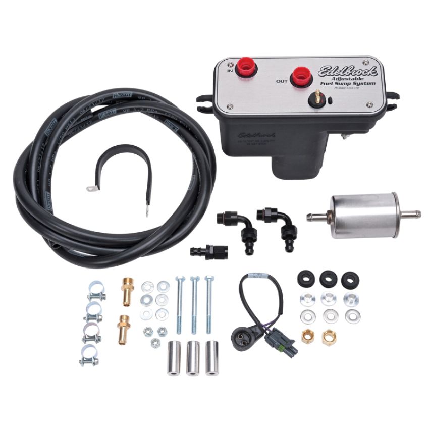 EDELBROCK EDE36031 Universal EFI Fuel Sump Tank Kit 67GPH 35-90psi