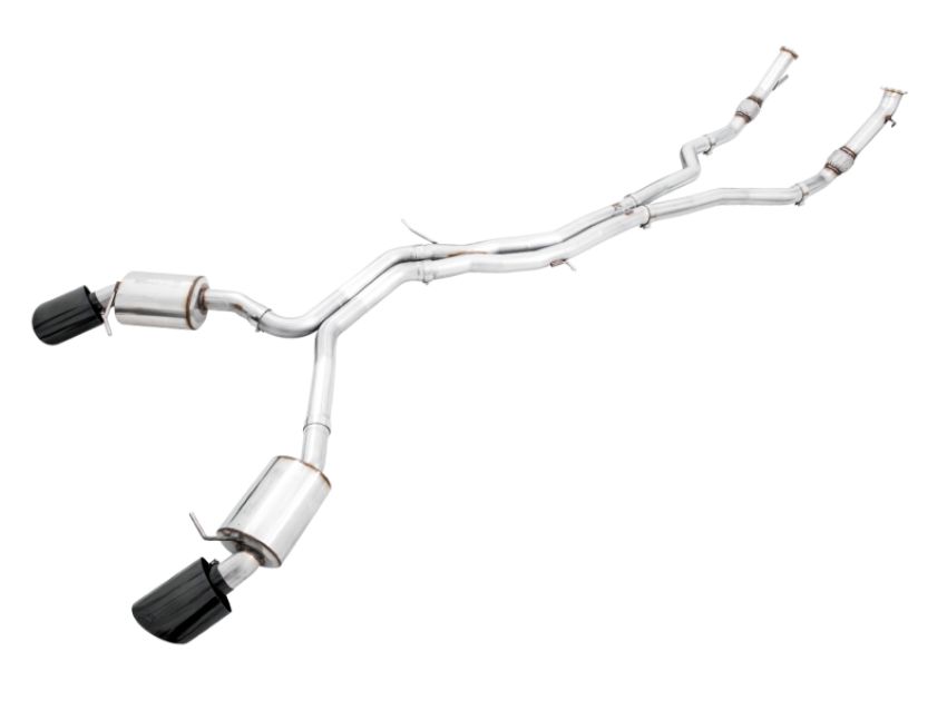 AWE Tuning 3015-33108 Audi B9 RS5 Touring Edition Exhaust - w/ Diamond Black RS Tips