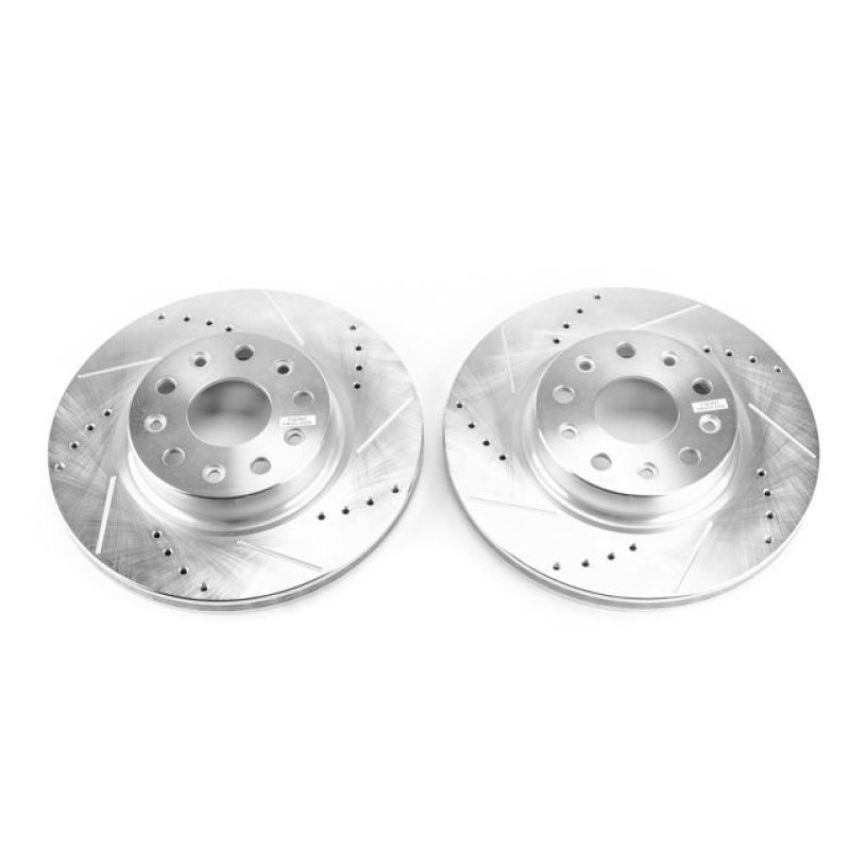 PowerStop AR8387XPR PowerStop Evolution Performance Drilled, Slotted & Plated Brake Rotor Pair