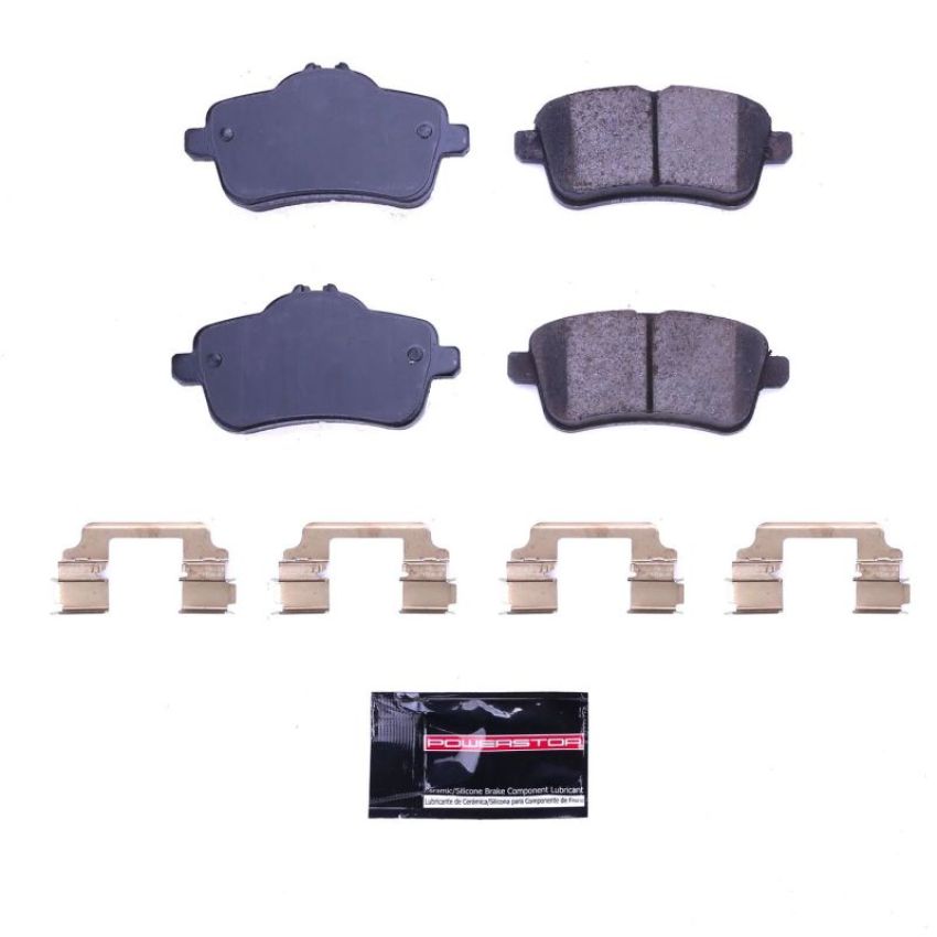 PowerStop 17-1630 PowerStop - Z17 Low-Dust Ceramic Brake Pads with Hardware