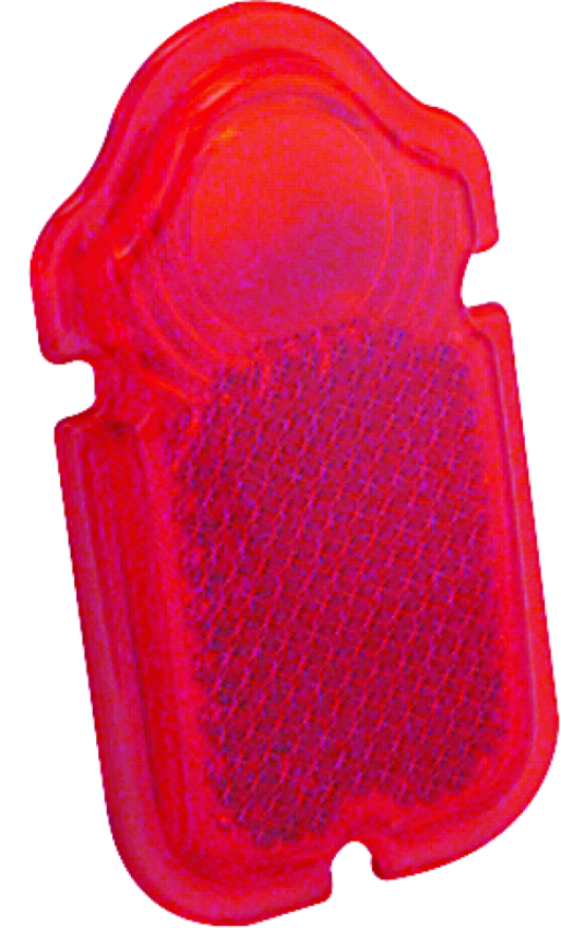 Bikers Choice 492478 Tombstone Tail Light Replacement Lens Red Plastic Lens Replaces H-D 68090-47