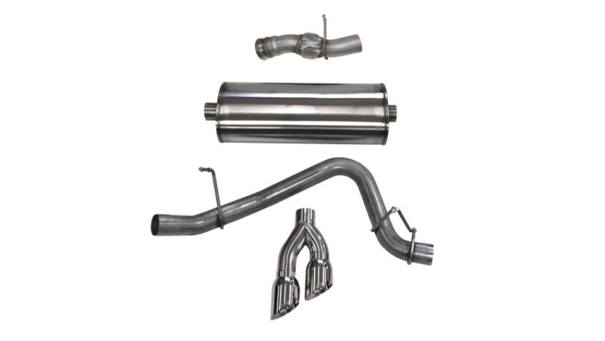 CORSA Performance 14826 Corsa 2015-2020 GMC Yukon Denali 6.2L V8 Single Side Exit Cat-Back Exhaust w/ Polished Tips