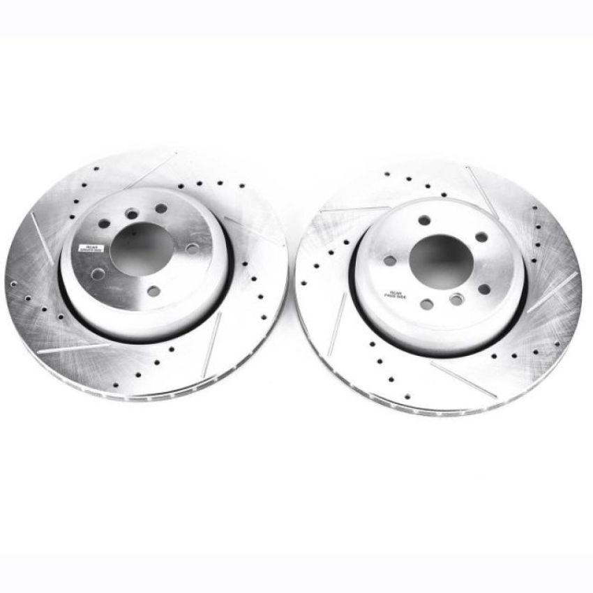 PowerStop EBR1023XPR PowerStop Evolution Performance Drilled, Slotted & Plated Brake Rotor Pair