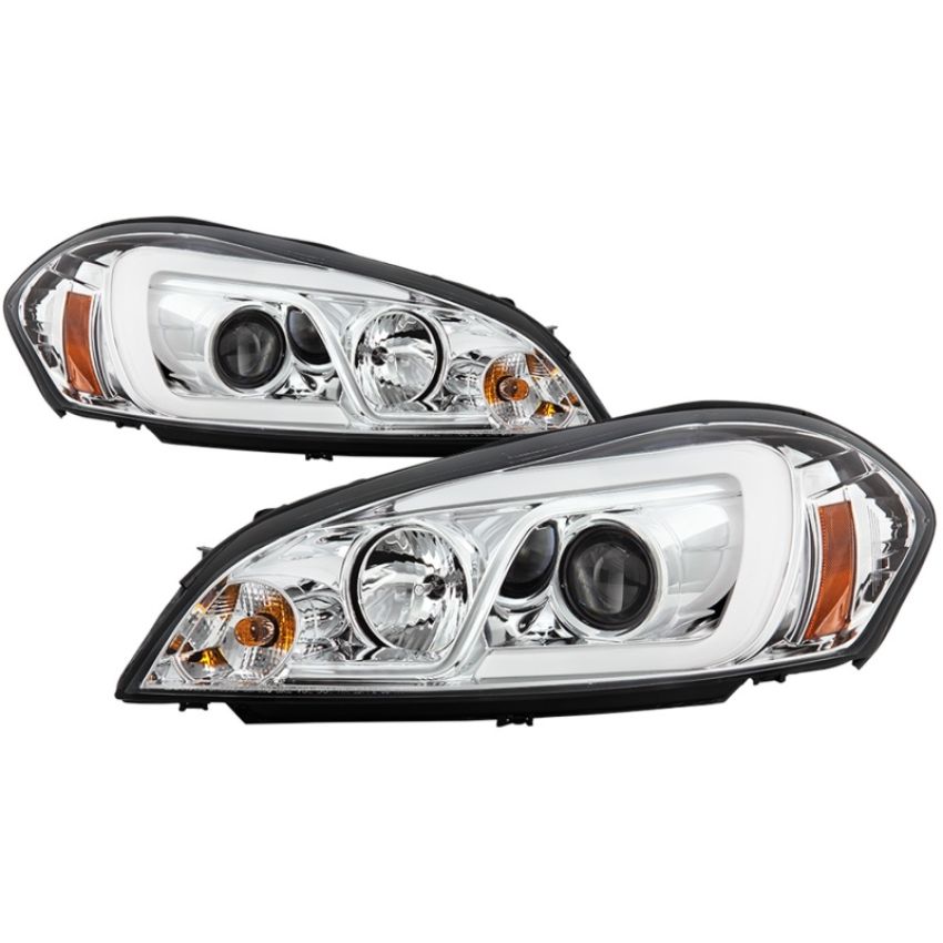 SPYDER 5086686 Projector Headlights - Light Bar - Chrome