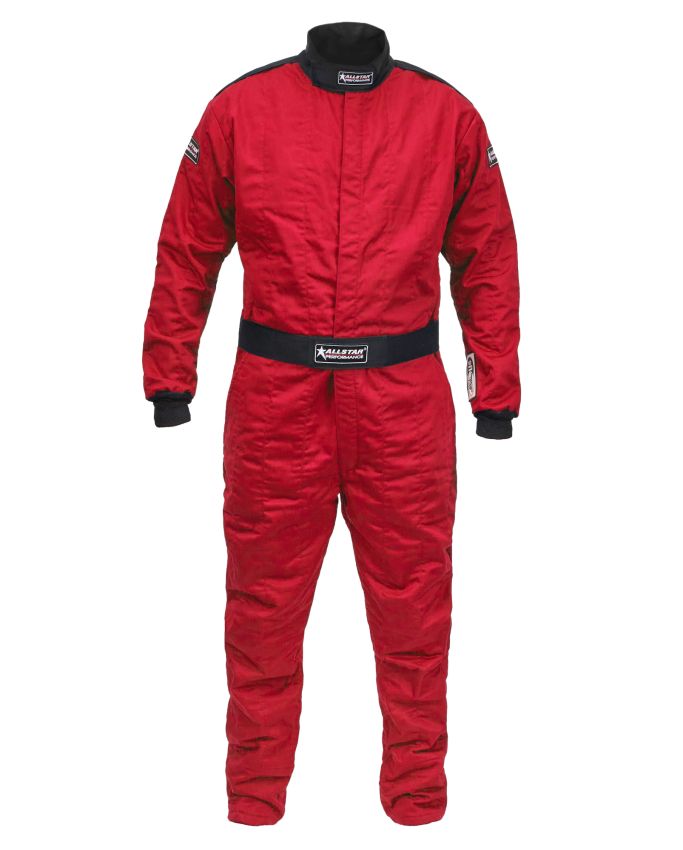 ALLSTAR PERFORMANCE ALL935073 Driving Suit SFI 3.2A/5 M/L Red Medium Tall