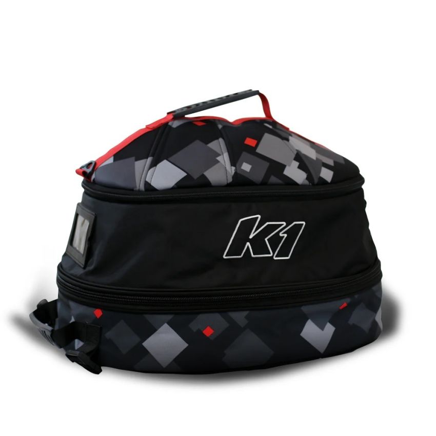 K1 RACEGEAR K1R33-RAZ-NR Helmet Bag Razor Lifestyle Black Red Grey