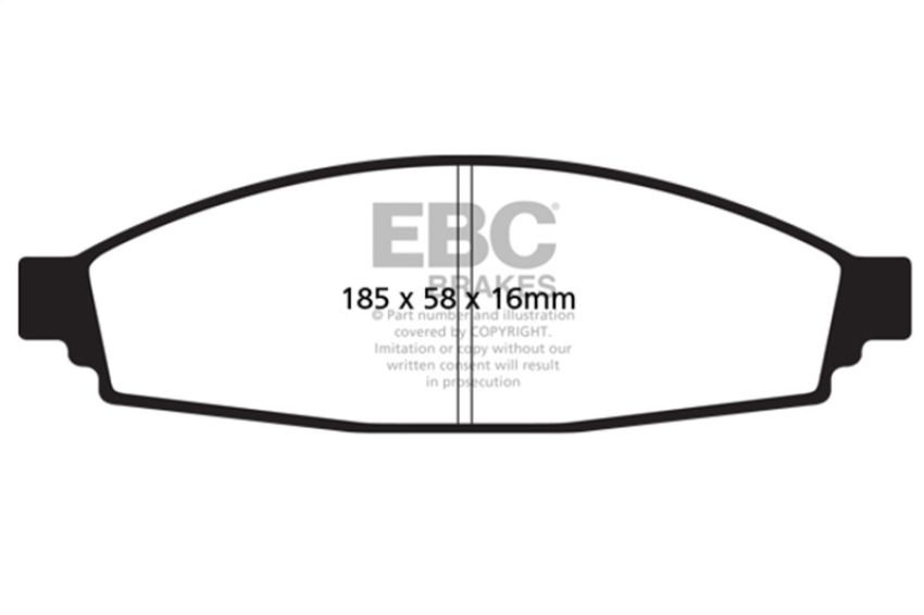 EBC Brakes UD953 Ultimax OEM Replacement Brake Pads