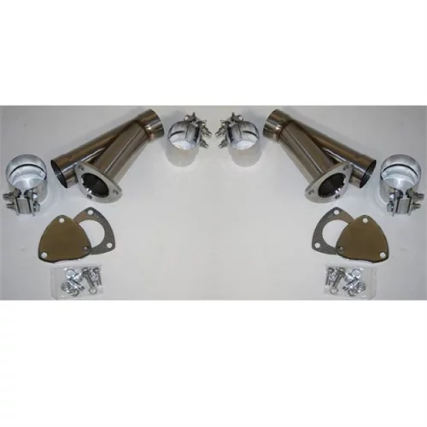 Granatelli Motor Sports 305520D Manual Exhaust Cutouts - Stainless Steel - Slip Fit