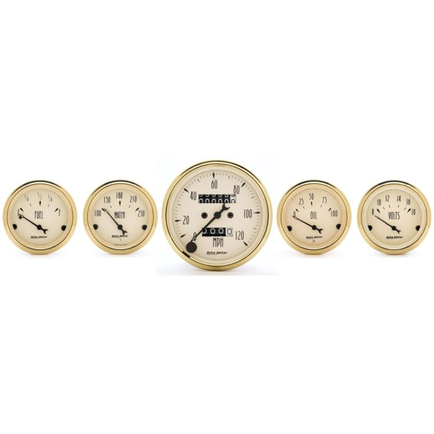 AutoMeter 1501 GAUGE KIT, 5 PC., 3 1/8