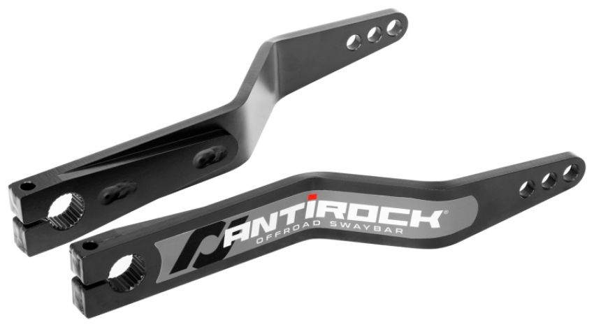 RockJock RJ-282101-101 Antirock Sway Bar Kit Universal 15in Long Bent Steel Arms