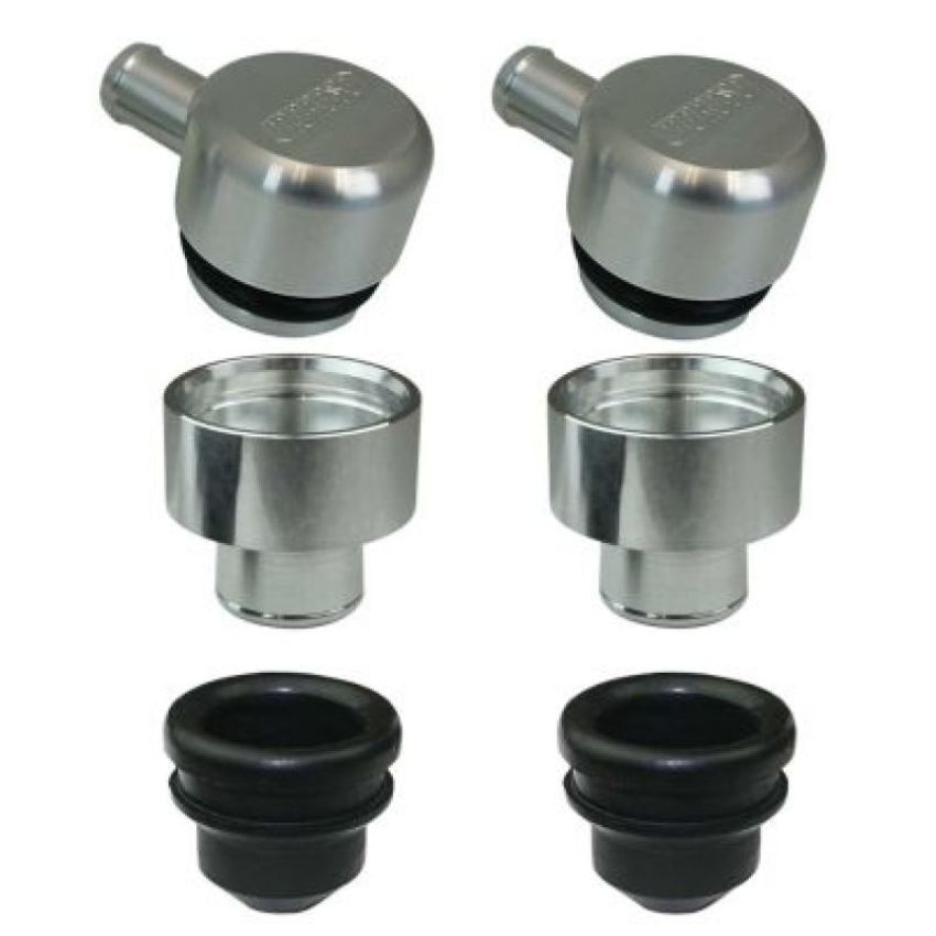 MOROSO MOR68864 Billet Breather Adapter Kit 2pk for 1.22 Hole