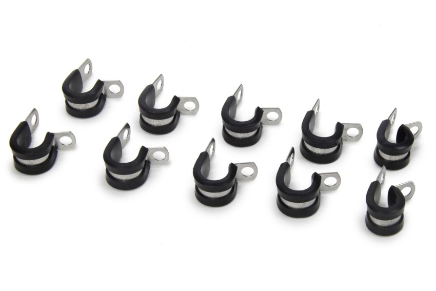 Russell Performance Cushion Clamps - Holds -6 AN Hose (10 pcs.)