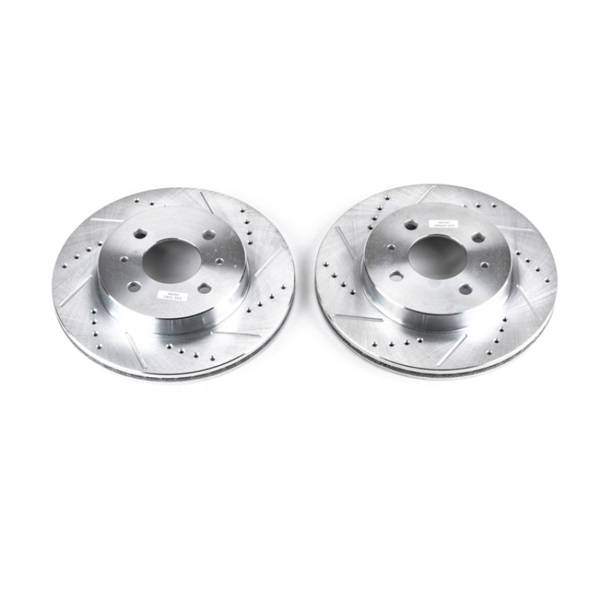 PowerStop AR8238XPR PowerStop Evolution Performance Drilled, Slotted & Plated Brake Rotor Pair
