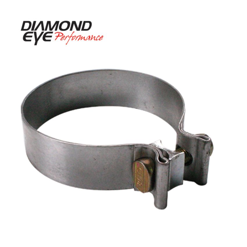 Diamond Eye Performance BC200S409 Diamond Eye CLAMP Band 2in 409 SS METRIC HARDWARE
