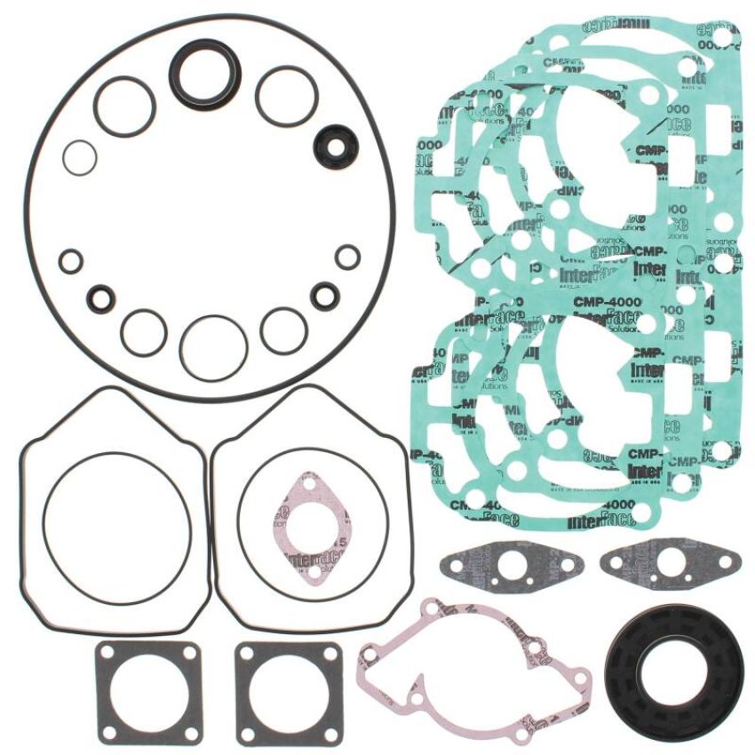 Vertex Pistons 711284 Vertex Gaskets 2003 Ski-Doo Grand Touring 700 Complete Gasket Kit w/ Oil Seals
