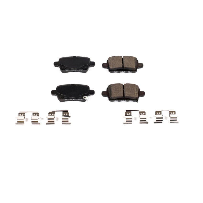 PowerStop 17-1915 PowerStop - Z17 Low-Dust Ceramic Brake Pads with Hardware