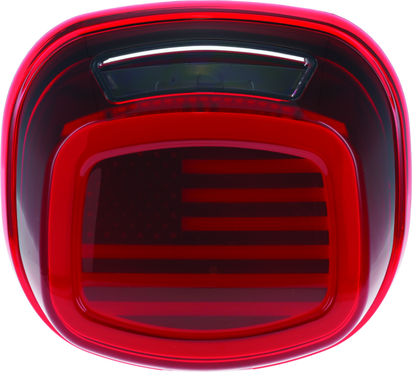 Kuryakyn 2924 Freedom Taillight Red Lens With License Light