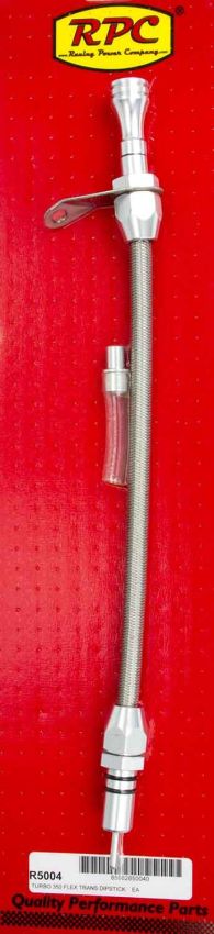 RACING POWER CO-PACKAGED RPCR5004 Flexible Trans Dipstick GM TH350 B/H Mount