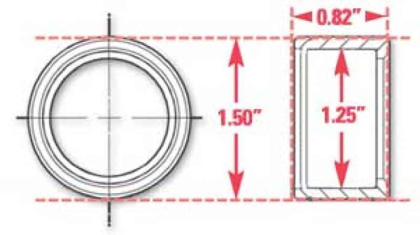 SPECIALTY PRODUCTS COMPANY 15520 WELD-IN RING KIT 1.25