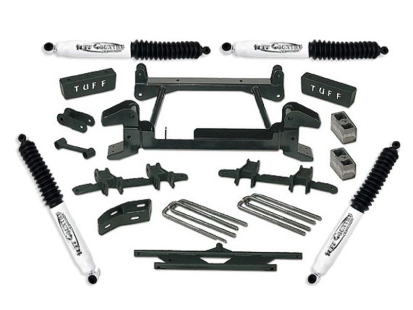 Tuff Country 14824 88-97 Chevy Truck K2500/3500 4X4 (8 Lug) 4in Lft Kt (w/Stmped Lwr Cntrl Arm No Shocks)