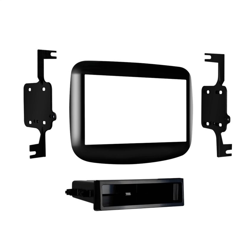 Metra 99-6517HG ISO DIN Radio Provision with Pocket for 2013-Up Dodge Dart Base Model,Black