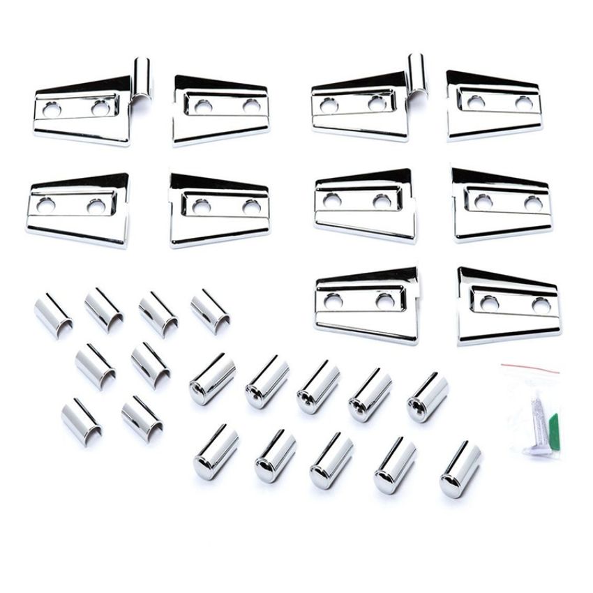 Putco 401271 07-17 Jeep Wrangler - Hinge Covers (Also Fits Sahara Edition)