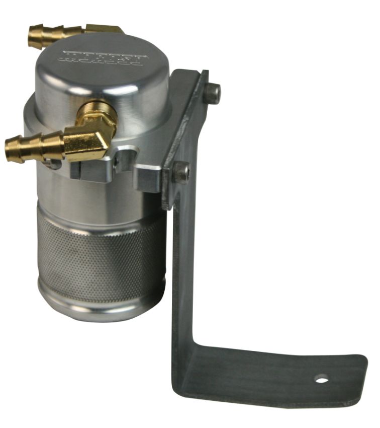 Moroso 85642 92-96 Chevrolet Corvette LT1/LT4 Air/Oil Separator Catch Can - Small Body - Billet Aluminum