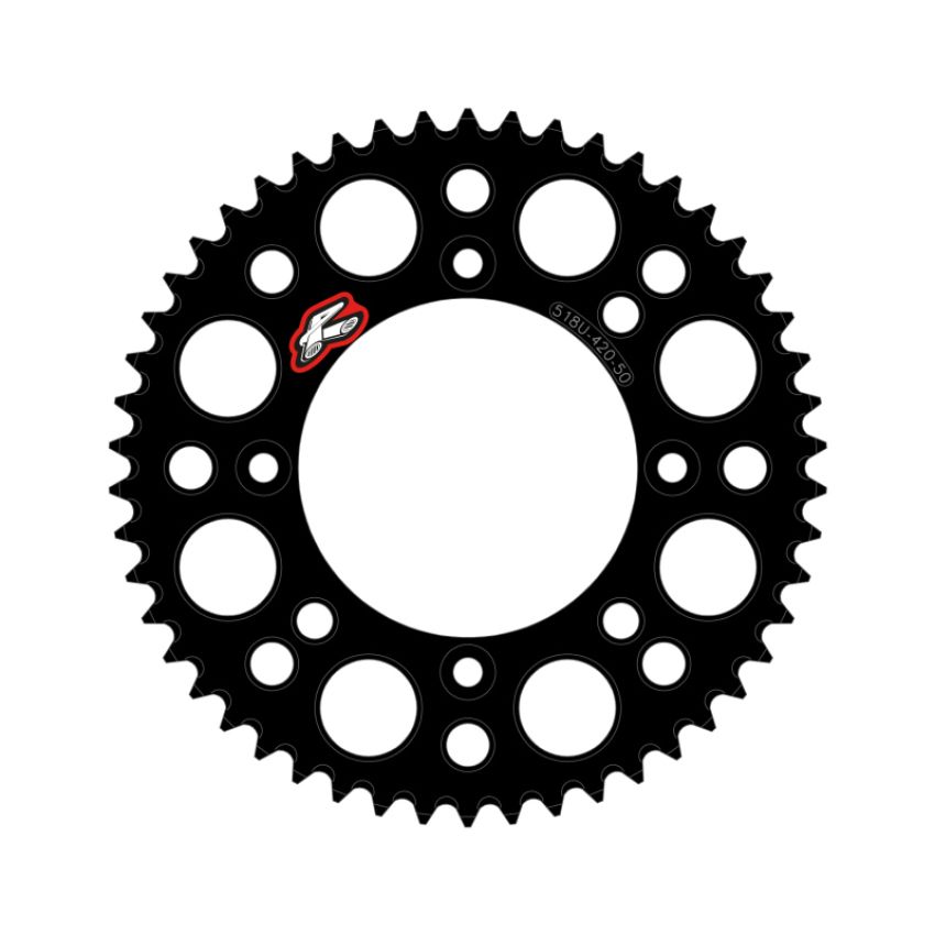 Renthal 518U-420-48GPBK 2025 KTM 65 Rear Chain Wheel - Black 420-48GP Teeth