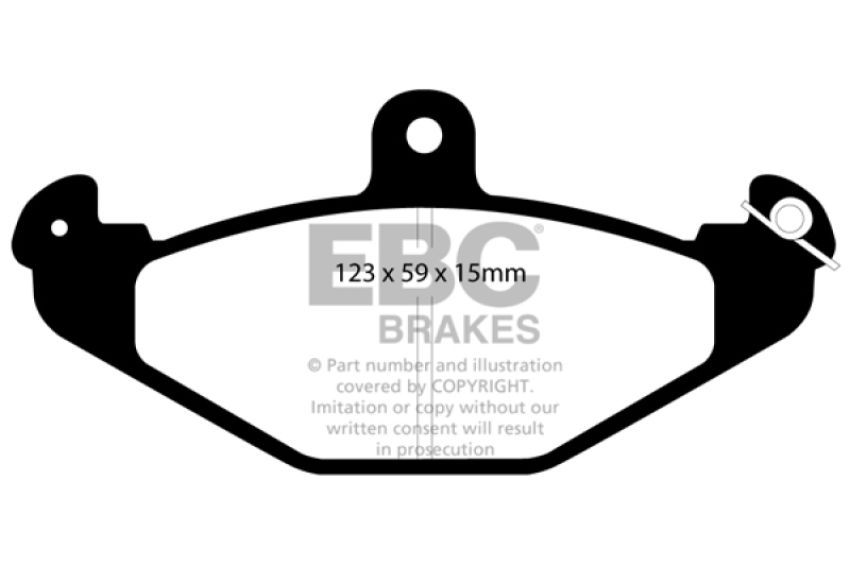EBC Brakes DP3885C Redstuff Ceramic Low Dust Brake Pads