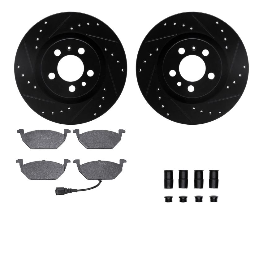 Dynamic Friction 8512-74027 Rotor Kit