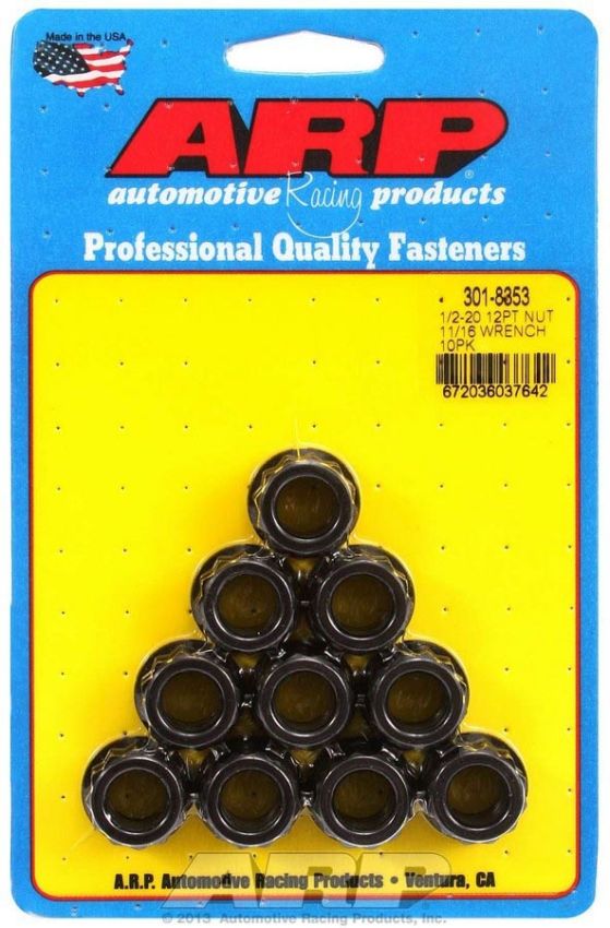 ARP ARP301-8353 1/2-20 12pt Nuts (10pk)