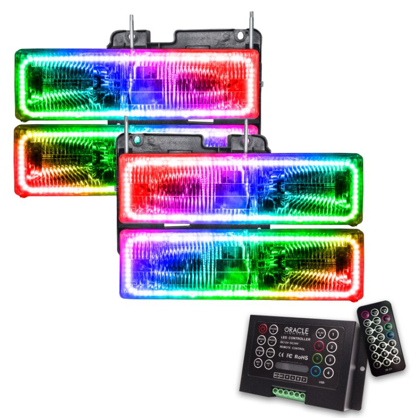 Oracle Lighting 8169-333 SMD Pre-Assembled Headlights, ColorSHIFT(tm) 2.0