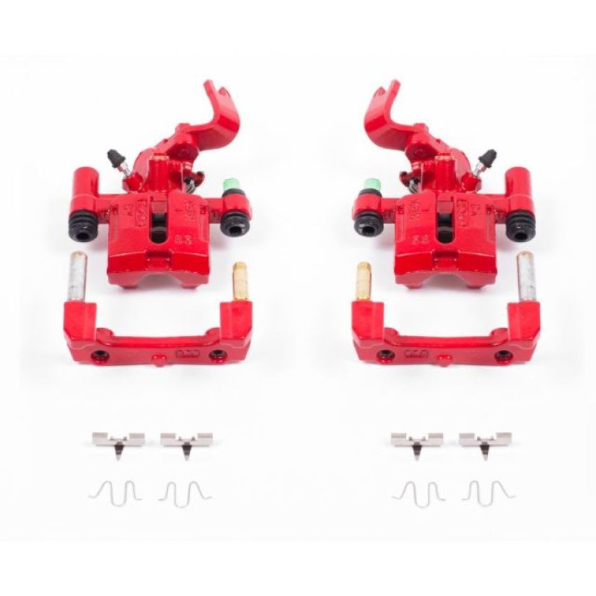 PowerStop S1377 Red Powder Coated Calipers