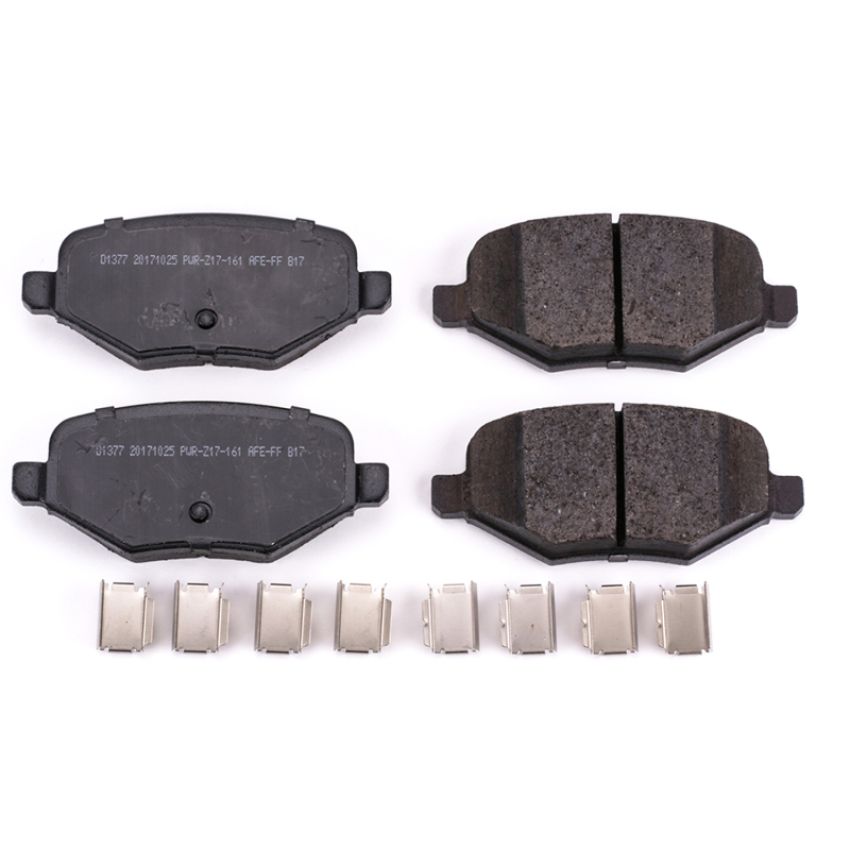 PowerStop 17-1377 PowerStop - Z17 Low-Dust Ceramic Brake Pads with Hardware