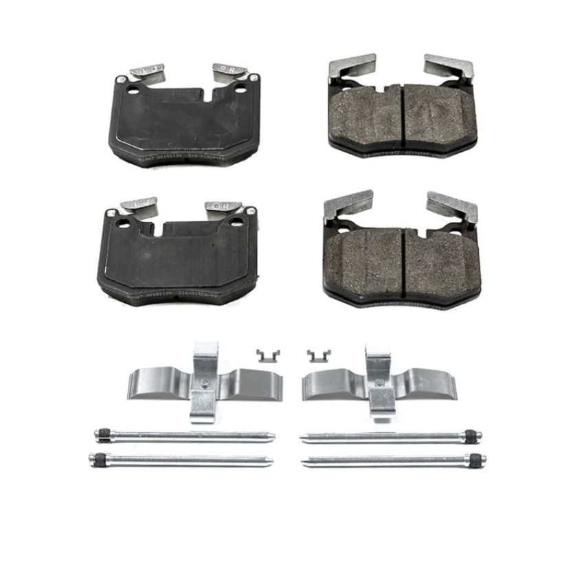 PowerStop 17-1807 PowerStop - Z17 Low-Dust Ceramic Brake Pads with Hardware