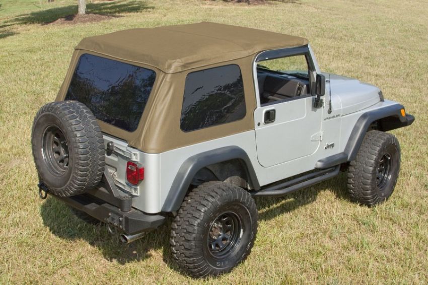 Rugged Ridge 13750.37 Bowless XHD Soft Top Spice 97-06 Jeep Wrangler TJ
