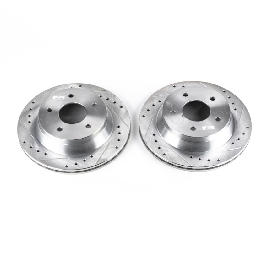 PowerStop AR8220XPR PowerStop Evolution Performance Drilled, Slotted & Plated Brake Rotor Pair
