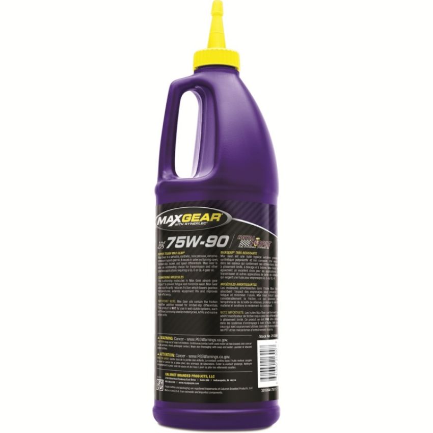 Royal Purple 26300 Max Gear Synthetic 75W-90 Gear Oil (Canada) - 1 Quart