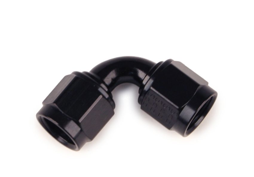 FRAGOLA FRG496318-BL #8 90-Degree Female Couple Fitting Black