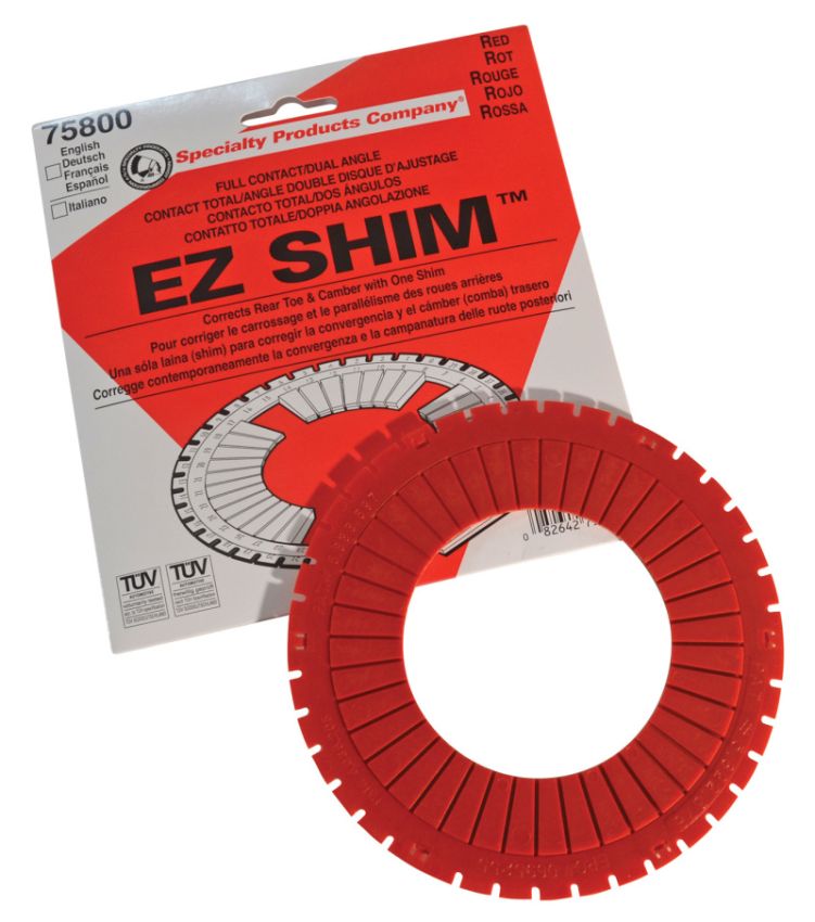 SPECIALTY PRODUCTS COMPANY 75800 DUAL ANGLE SHIM (RED)