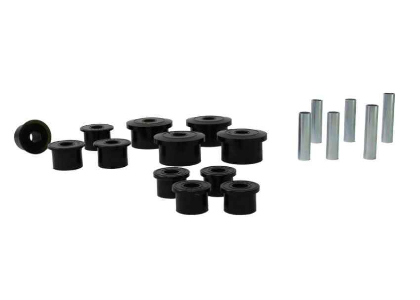 Whiteline W73819 1986-1999 Jeep Cherokee Spring - Eye Front/Rear And Shackle Bushing