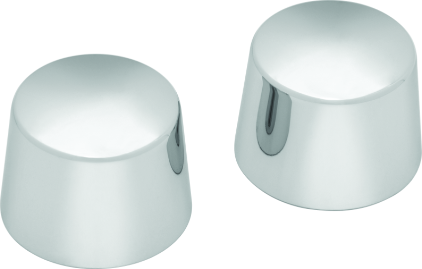 Kuryakyn 1214 Front Axle Nut Caps Chrome